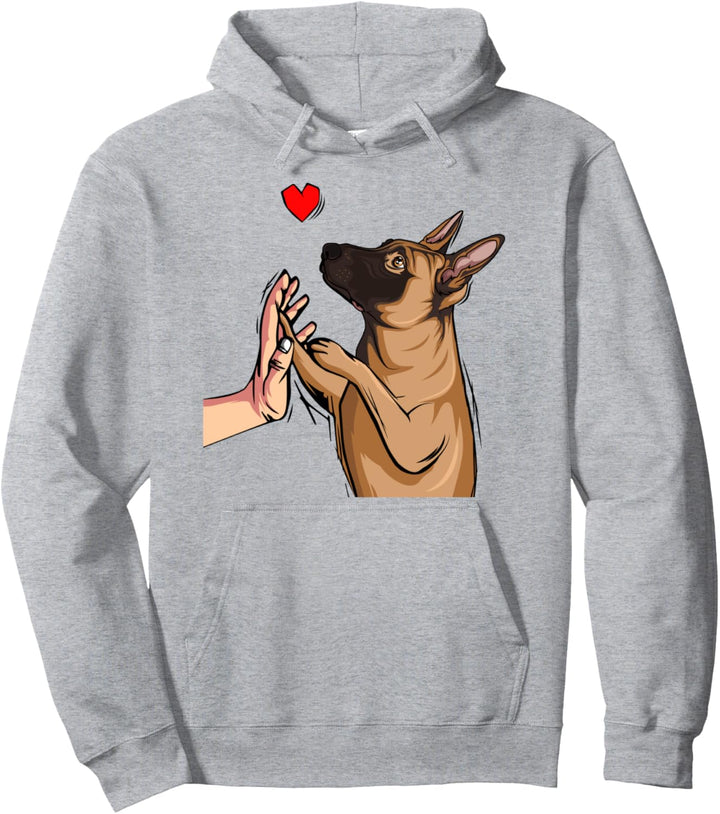 Malinois Liebe Hundehalter Herrchen Frauchen Pullover Hoodie