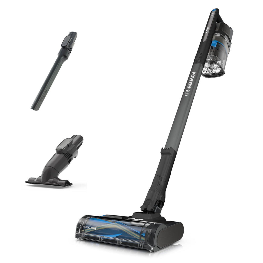 Shark PowerPro Akku-Staubsauger freistehend, bis 50 Min. Laufzeit, kabellos, beutellos, für Tierhaar