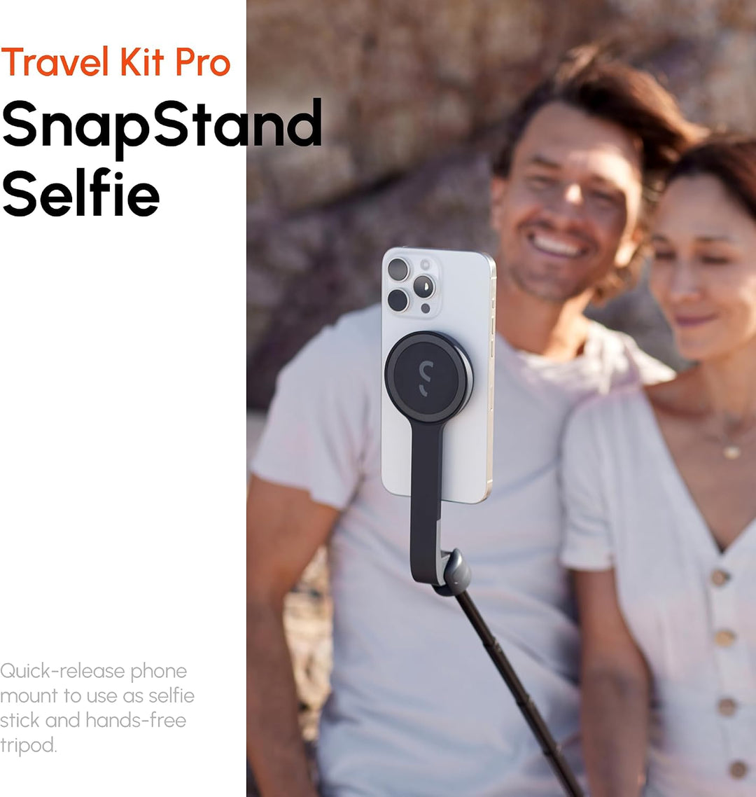 ShiftCam Travel Kit Pro - Mobile Creator Bundle mit SnapGrip Pro (Qi2 Charging), SnapPocket Light &amp;
