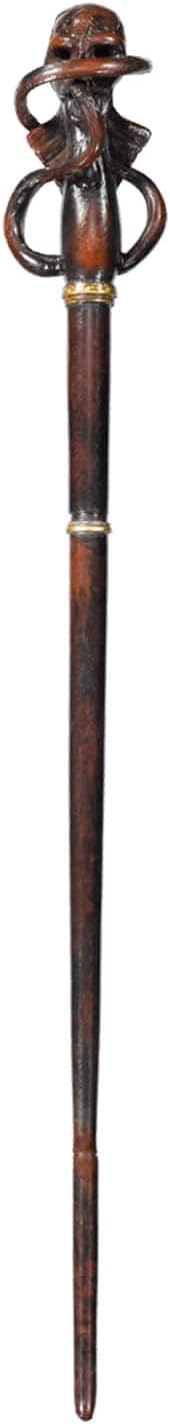 Death The Noble Collection Eater Swirl Character Wand - 14in (35cm) Wizarding World Wand with Name T