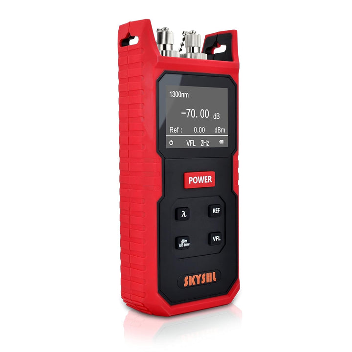 800nm~1700nm Optisches Leistungsmessgerät(Eingebaute VFL) -70~+8dBm FTTH Optical Fiber Power Meter m