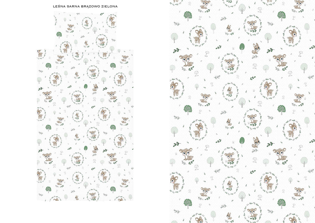 Soft Dream Bettwäsche Kinderbettwäsche Babybettwäsche 100x135 40x60 Motiven mit Tiere (100 x 135 cm,