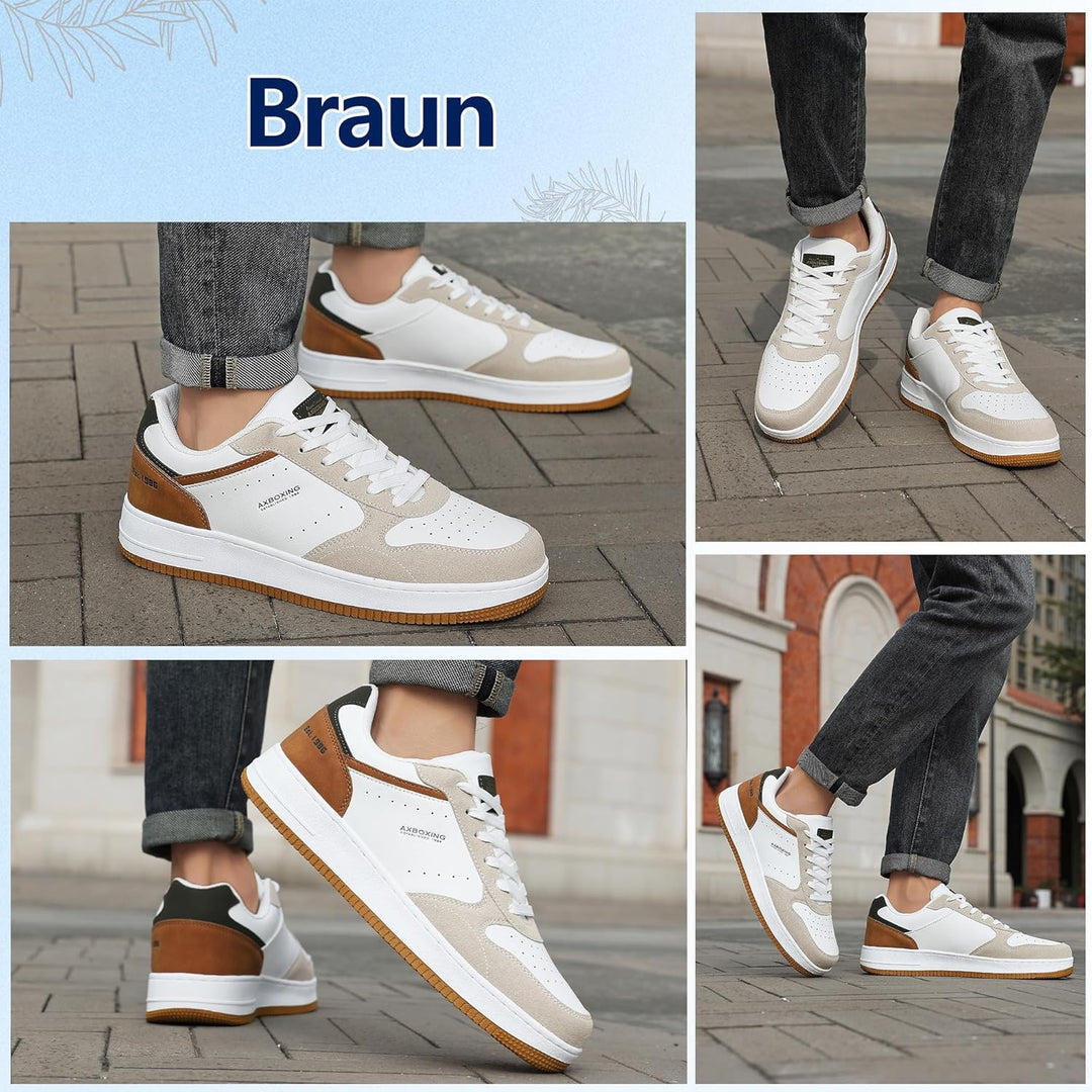 AX BOXING Sneaker Herren Schuhe Mode Herrenschuhe Freizeitschuhe Walkingschuhe Atmungsaktiv Trainers