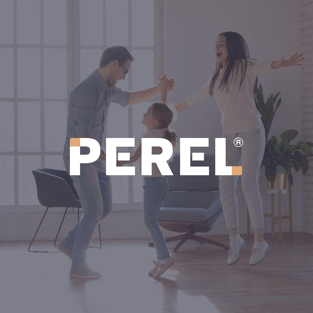 Perel 1821-N Aluminium Werkzeugkoffer, 330 mm x 230 mm x 150 mm Abmessungen, Schwarz