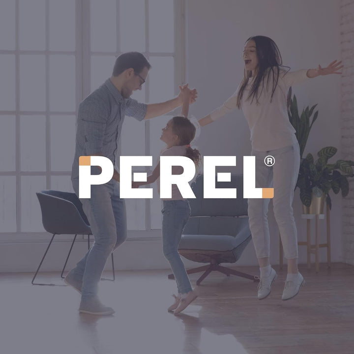 Perel 1821-N Aluminium Werkzeugkoffer, 330 mm x 230 mm x 150 mm Abmessungen, Schwarz