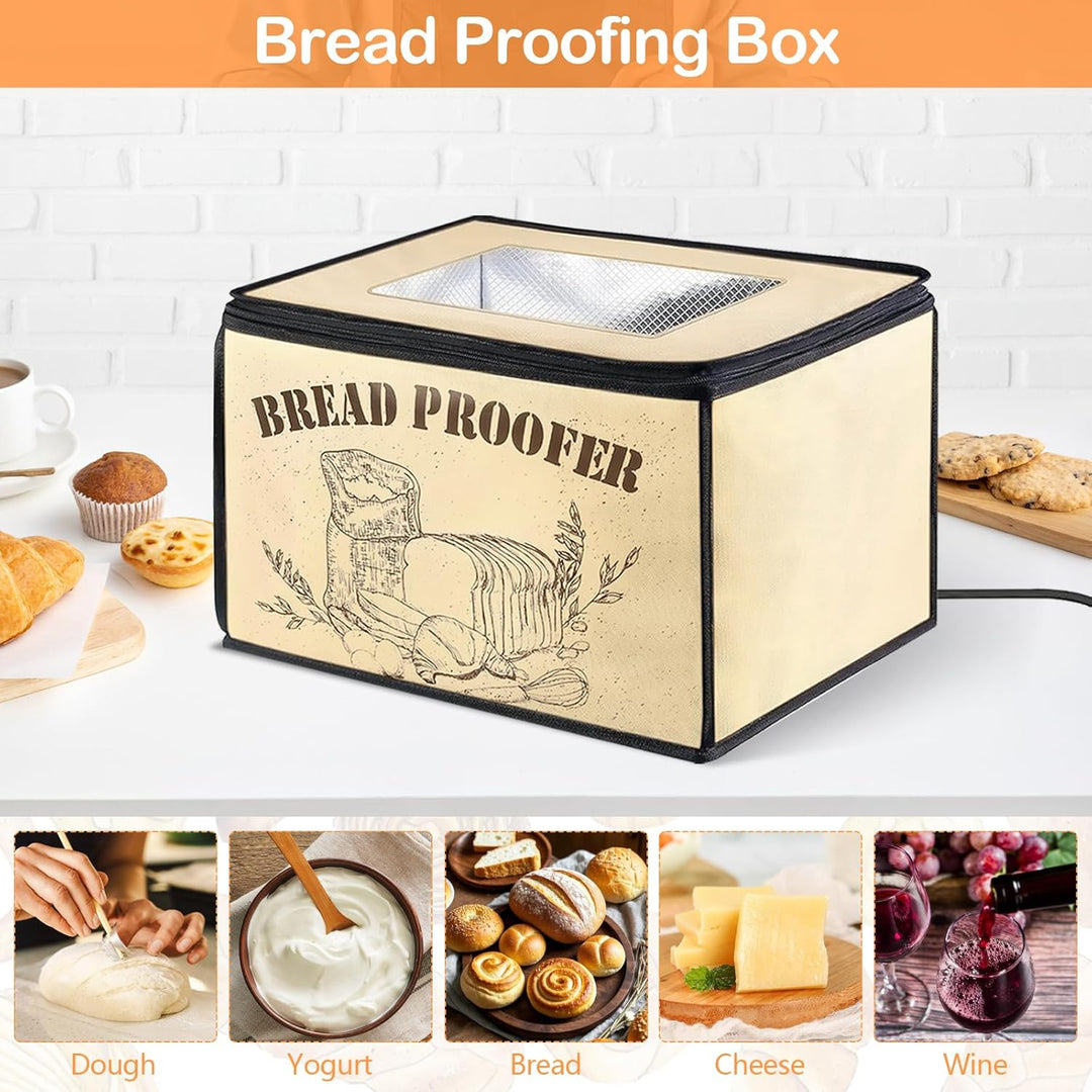 Brot Gärbox, Sauerteigbrot Gärbox mit Einstellbarer Temperatur und Timer, für Selbstgemachtes Brot u