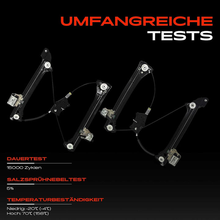 Frankberg 2x Fensterheber Elektrisch Vorne Links Rechts 8W8837461 | Kompatibel mit A5 Sportback F5A