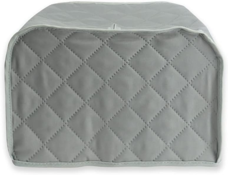 Staubschutz für Toaster, 4 Scheiben, waschbar, 33 x 26,9 x 21,6 cm, Grau