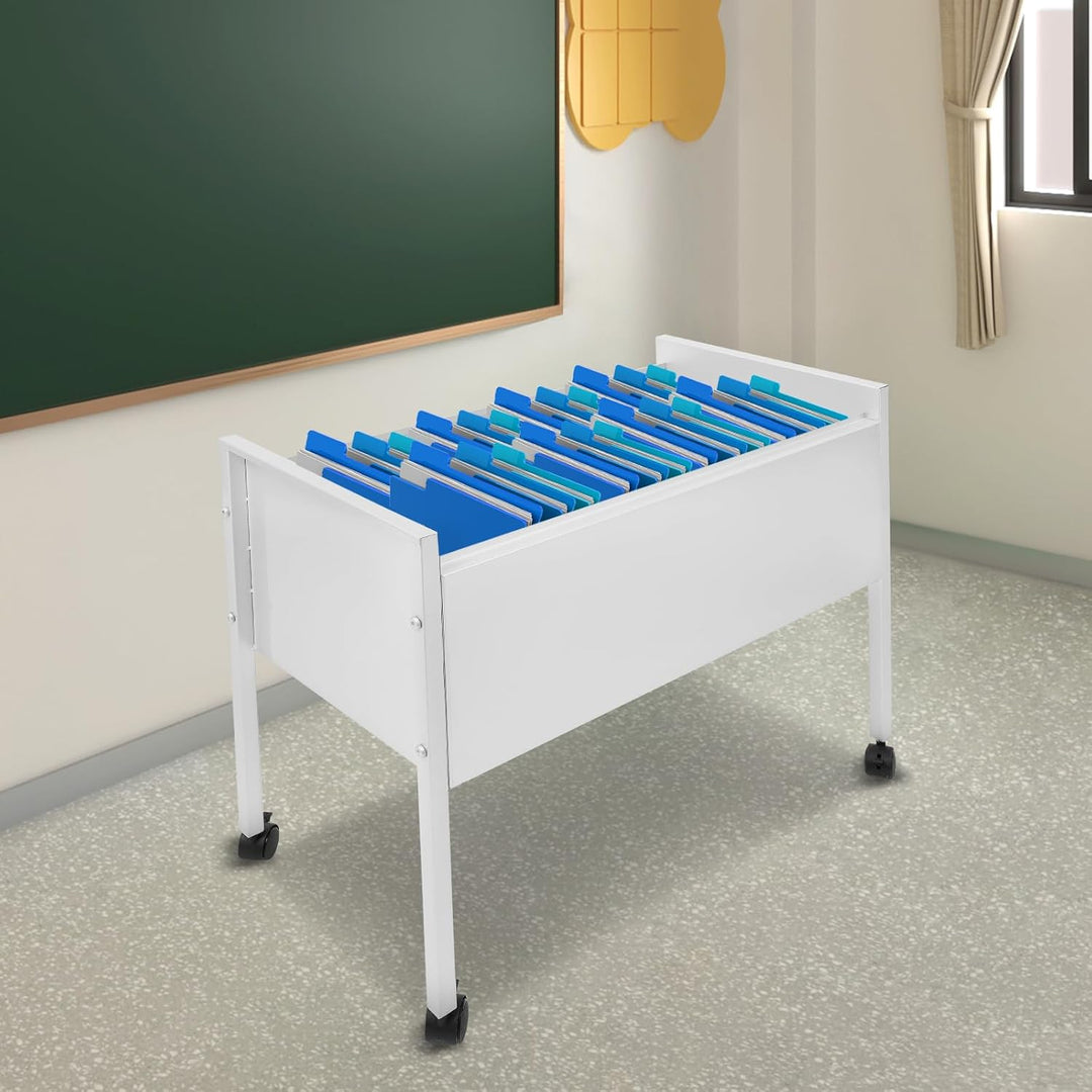 Hängemappenwagen Durable Rollbarer Aktenschrank mit Universalrollen Aktenordner Büroschrank für Büro