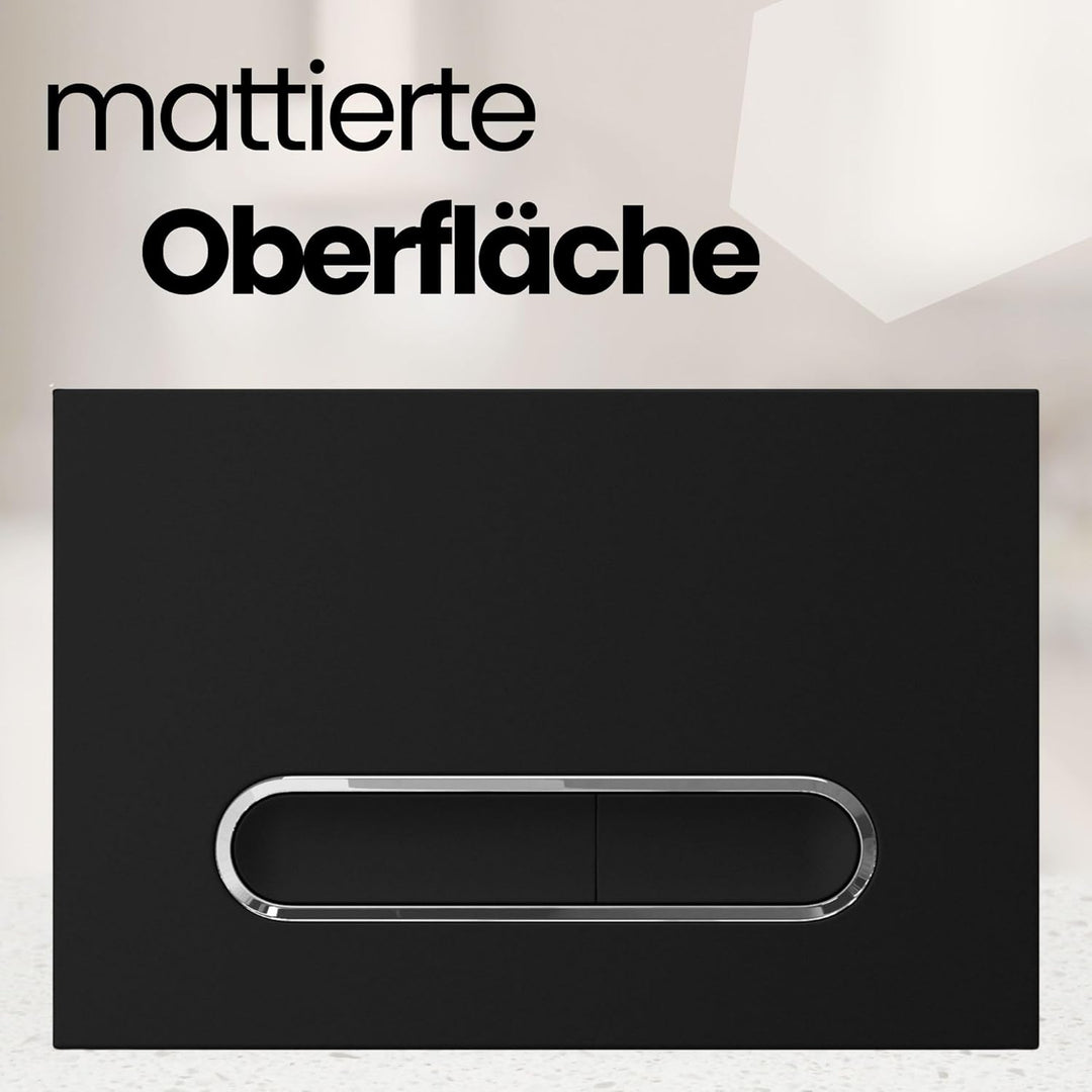 MYLAVABO Drückerplatte WC Betätigungsplatte passend für Geberit Sigma Vorwandelement für Geberit Spü