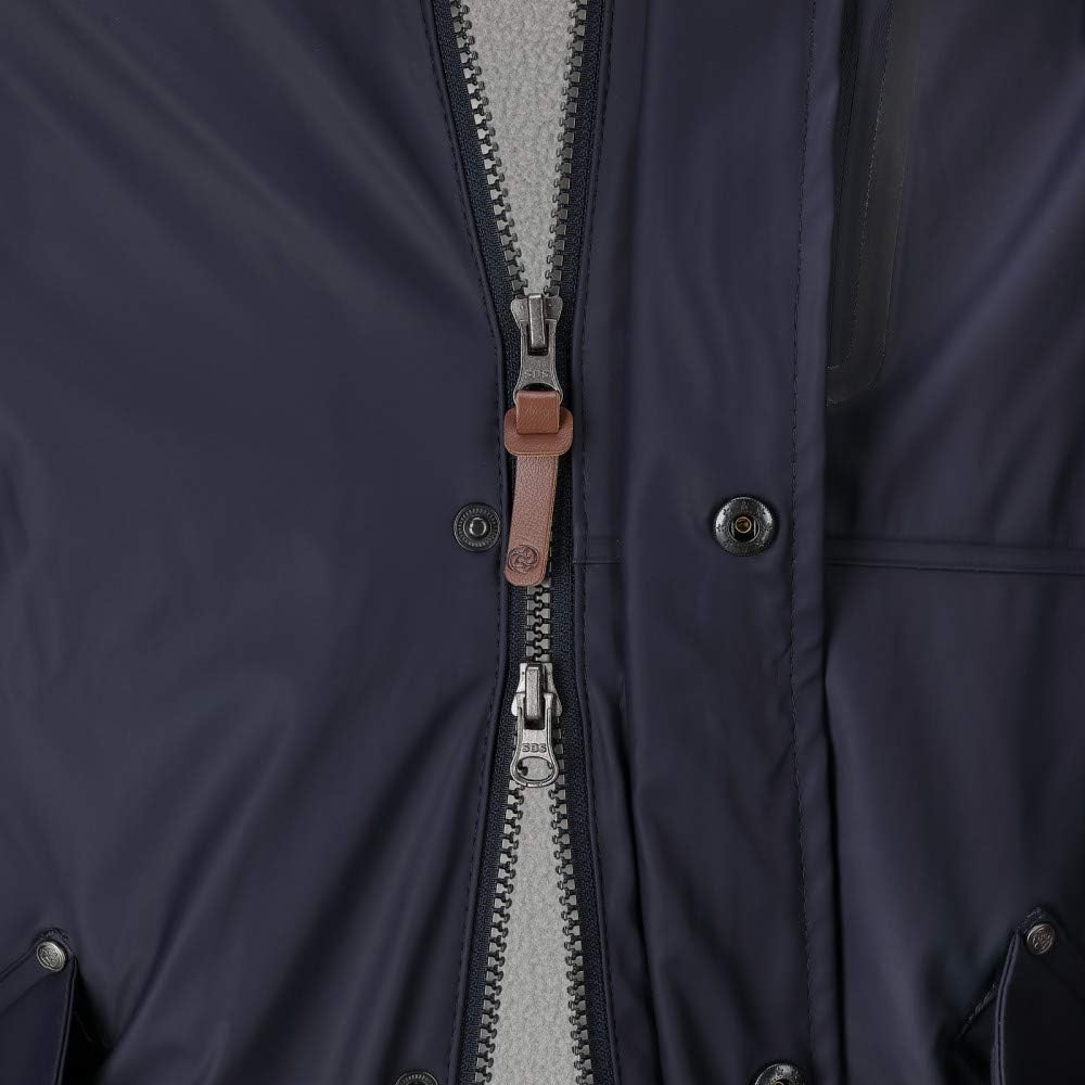 Dry Fashion Herren Regenjacke Bergen - Herrenjacke Regenmantel Männer Jacke Gefüttert Winddicht Wass