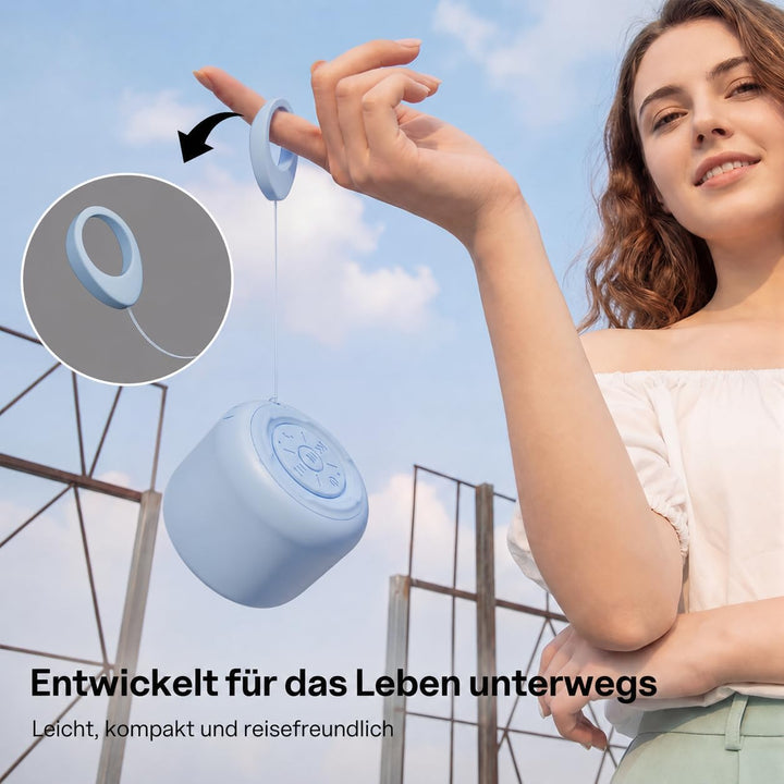 Bobtot Tragbarer Bluetooth-Lautsprecher, kabelloser wasserdichter Lautsprecher mit lautem Stereo-Sou