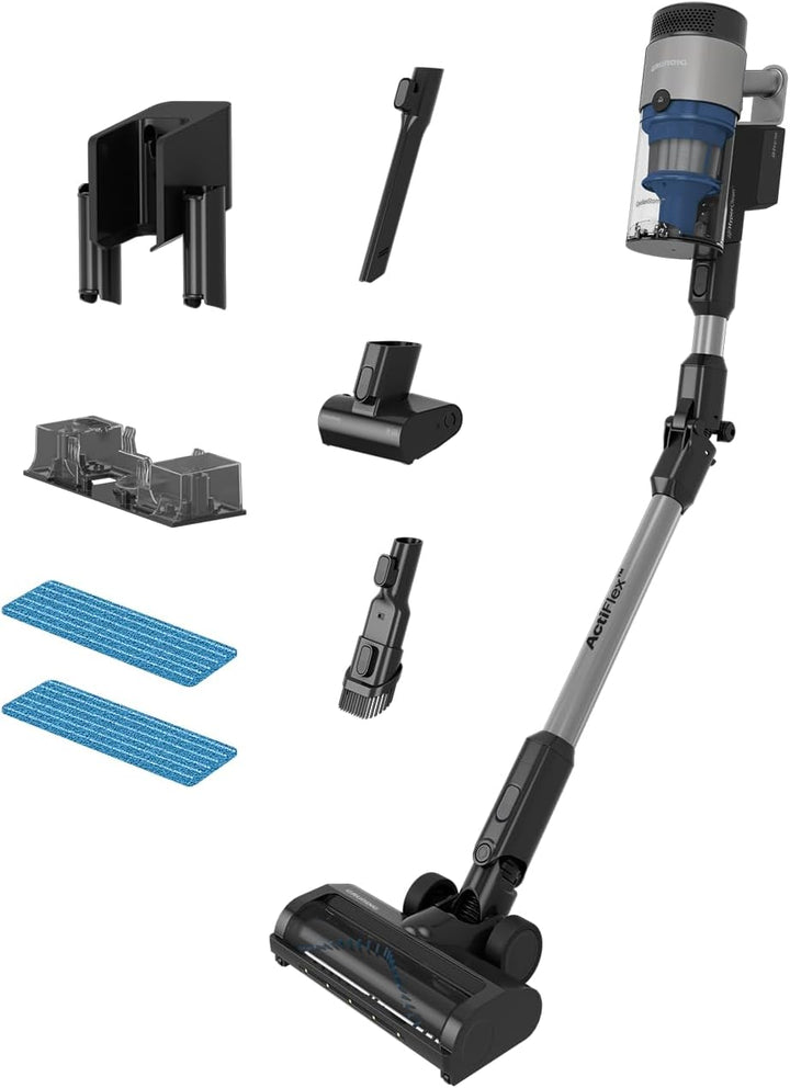 GRUNDIG VCP 8331 Pro 2-in-1-Akkusauger, TrayClean, CyclonStorm-Technologie, knickbares Rohr, 3 Saugk