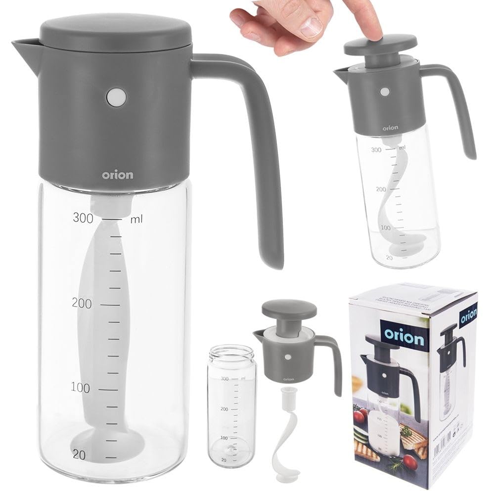 orion group Salatdressing Flasche zum Mischen von Olivenöl und Dressing manueller Ölmixer Olivenölfl