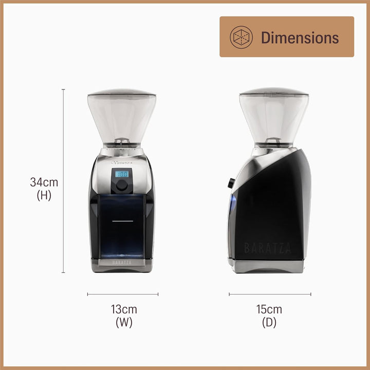 Baratza 587 Elektrische Kaffeemühle, Schwarz