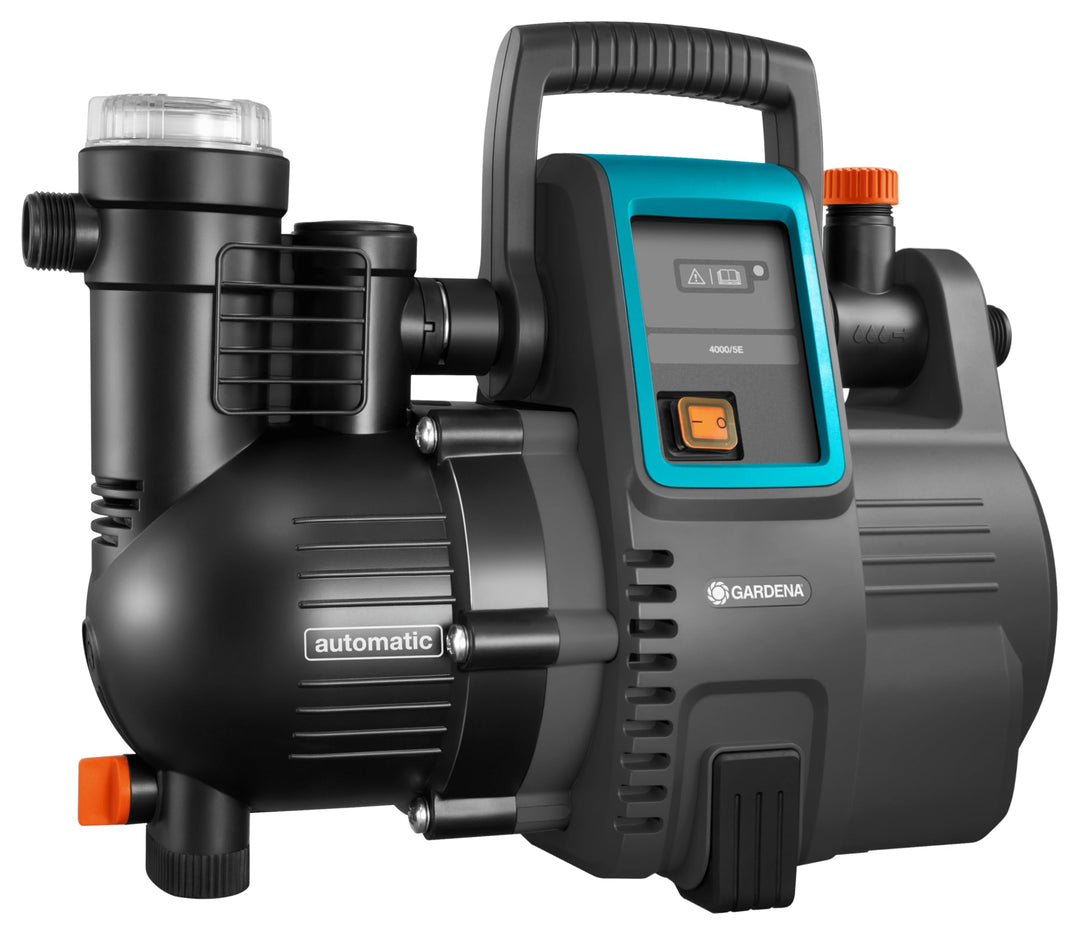 Gardena Hauswasserautomat 4000/5E: Energiesparende Hauswasser- und Bewässerungspumpe mit innovativer