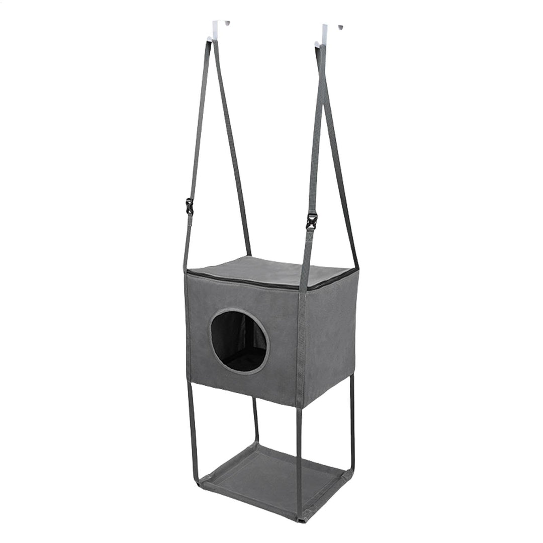 Türhängender Katzenbaum, Katzenkletterbaum, Türmontage, Kletterkatzen, Wand-Katzenhängematte für den