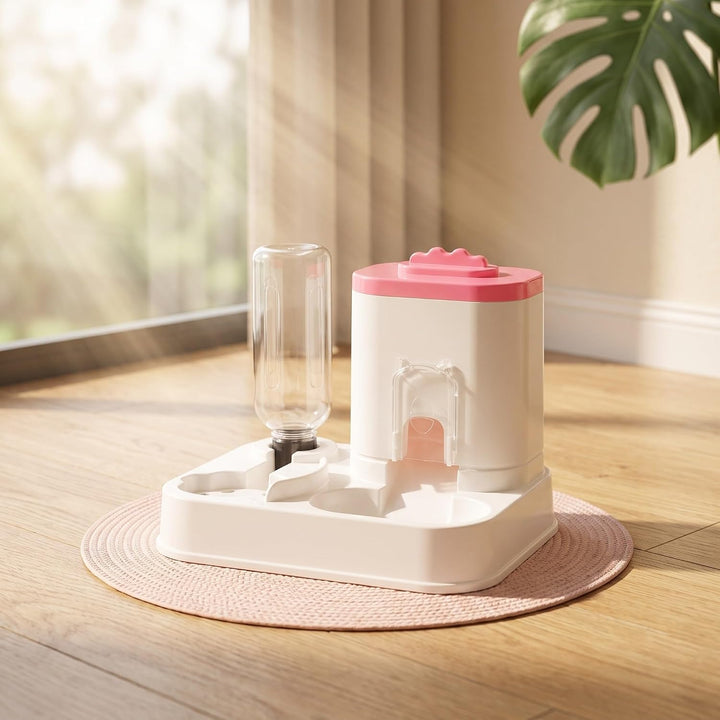 DOITOOL Automatischer Futter und Wasserspender für Hunde und Kaninchen