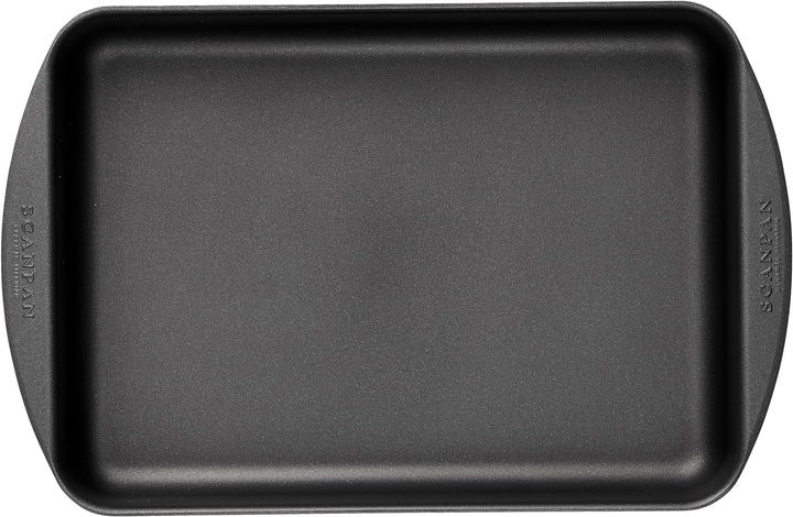 SCANPAN Classic 34 x 22 cm Roasting Pan, Black, 34 x 22 cm