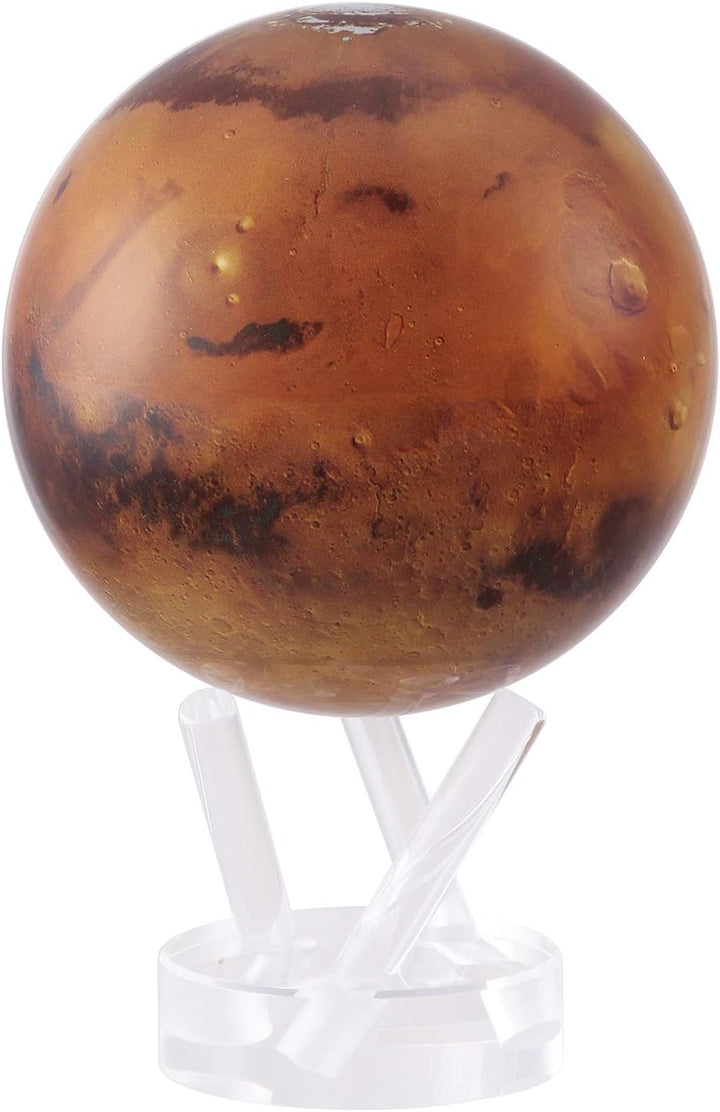 4.5" Rotating Mova Mars Planet 11.4 cm - Mars, 11.4 cm - Mars