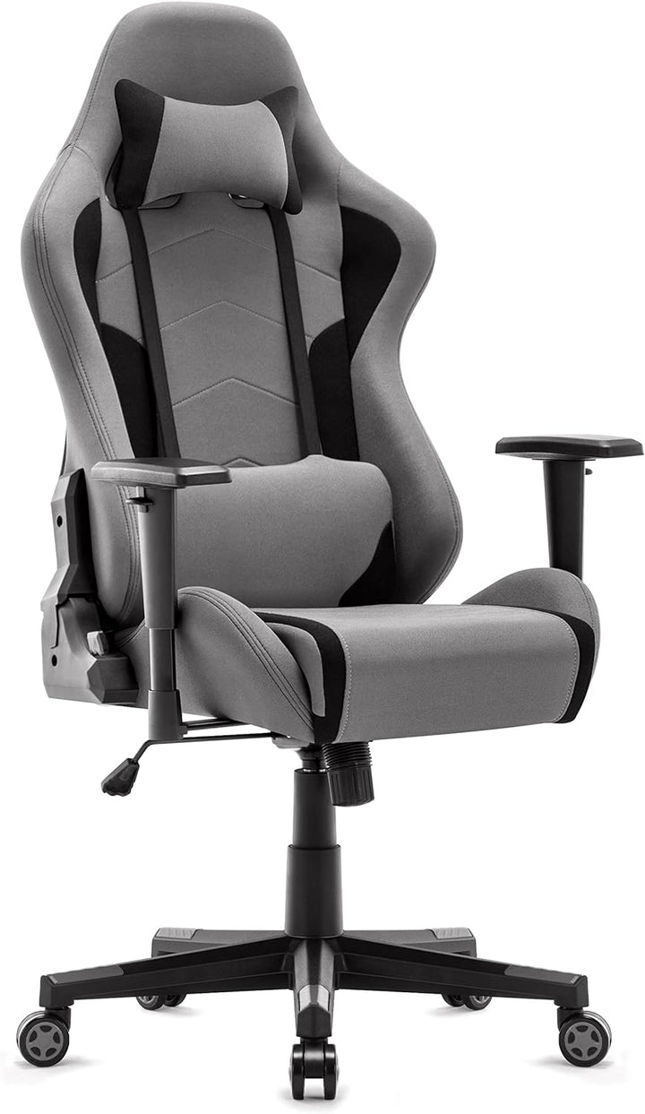 IntimaTe WM Heart Gaming Stuhl, Bürostuhl Stoff Racing Gamer Stuhl, Ergonomischer Computerstuhl Schr