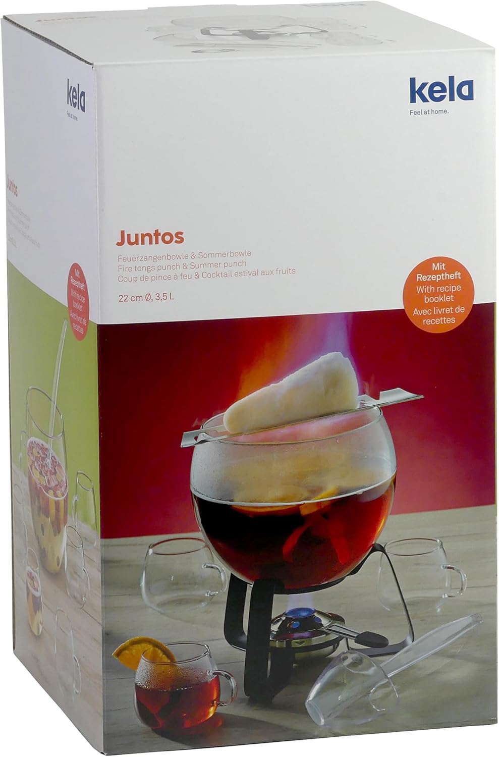 Kela Feuerzangenbowle, Glas, Transparent, Anzahl: 1