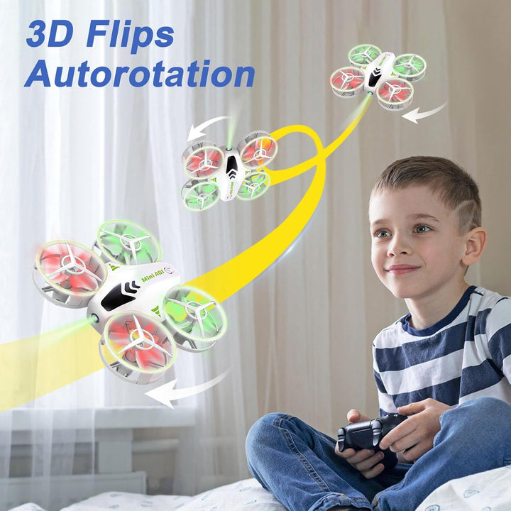 Mini Drohne für Kinder Spielzeug with LED Lights, RC Flugzeug Spielzeug Drone für Kinder und Anfänge