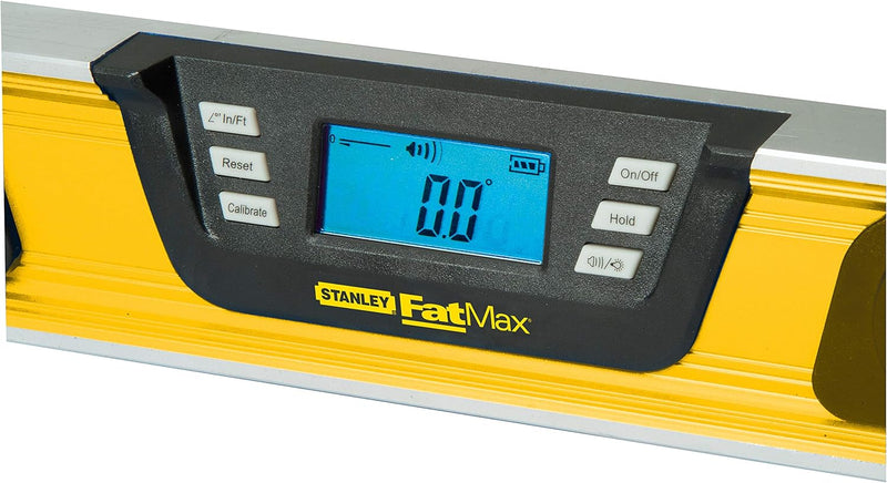 Stanley FatMax digitale Wasserwaage 60cm 0-42-065 – Neigungsmesser – Hohe Messgenauigket & Messberei