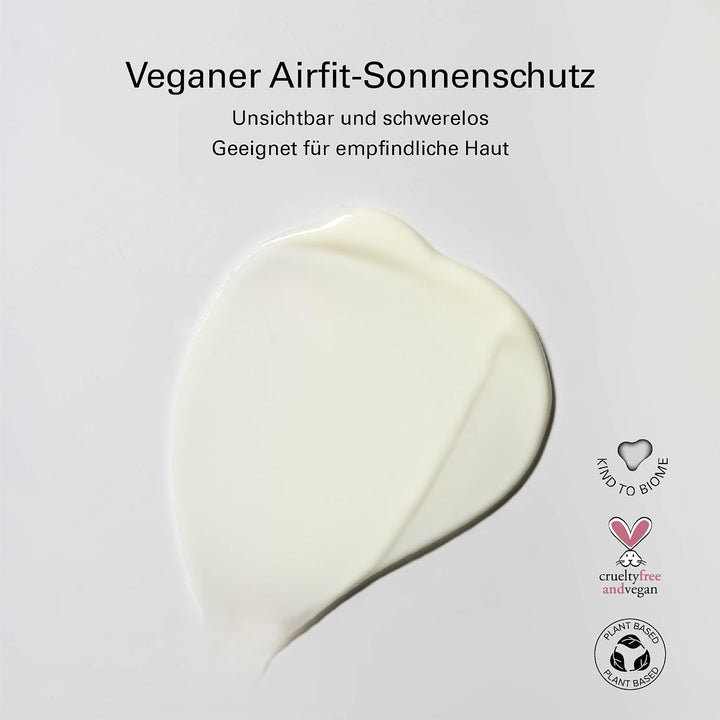 Melixir Veganer Airfit-Sonnenschutz LSF 50, koreanischer Sonnenschutz für das Gesicht, feuchtigkeits