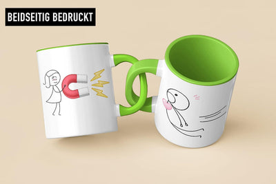 Trendation - Partnertassen Tassen Set Geschenk Sie und Ihn Liebe Valentinstag Kaffeetassen Lustig Fr