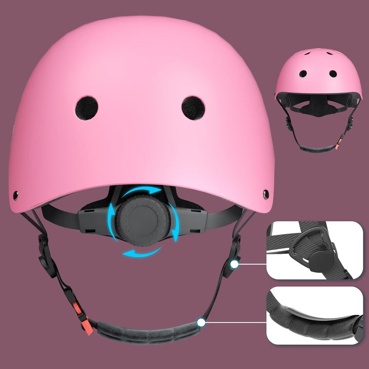 XJD Fahrradhelm für Kinder, Verstellbare Kinderhelm Skaterhelm Kinder Helm für Fahrrad Skateboard Sc
