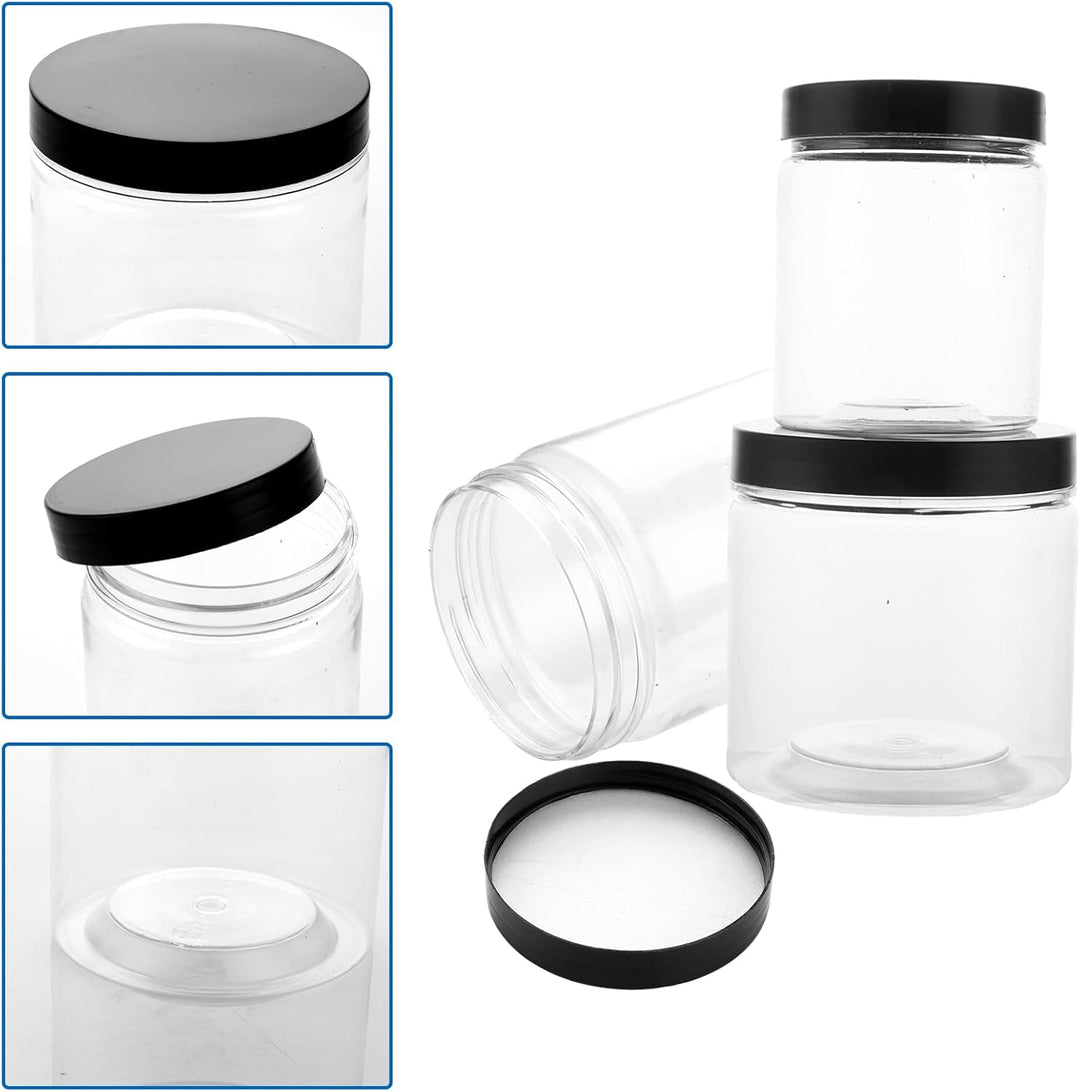 16er Vorratsdosen Set 240ml und 420ml Luftdicht Plastikdosen mit Deckel BPA-Frei Aufbewahrungsdosen