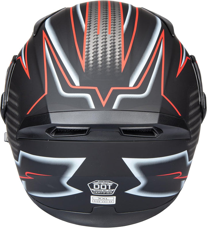 JIEKAI Helm für Motorräder Full-Face Motorcycle Helmet Tragbarer Integralhelme Flip-up Motorradhelm