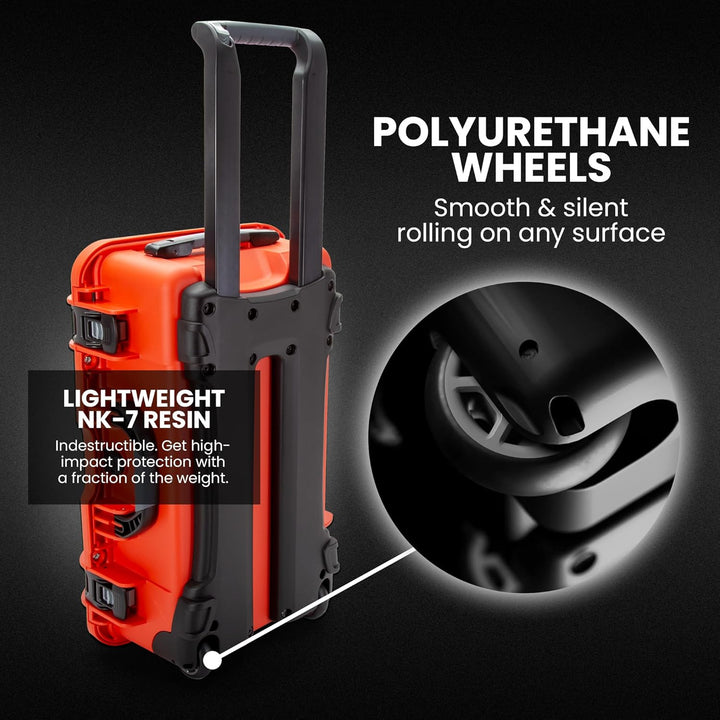 Nanuk 935 Wasserdichter Hartschalenkoffer Mit Gepolsterten Trennwänden - Orange Einheitsgrösse Orang