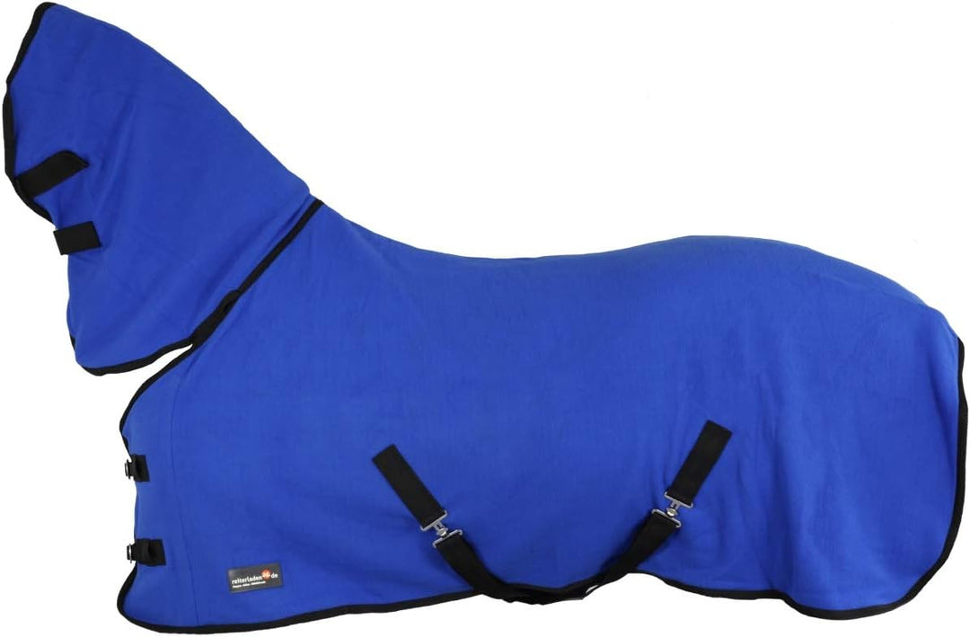 RL24 - Abschwitzdecke BASICLINE mit Halsteil und abnehmbarem Kreuzgurt fürs Pferd ist atmungsaktiv F