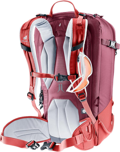 deuter Damen Freerider 28 Sl Skitouren-Rucksack 28 L Currant-maron, 28 L Currant-maron