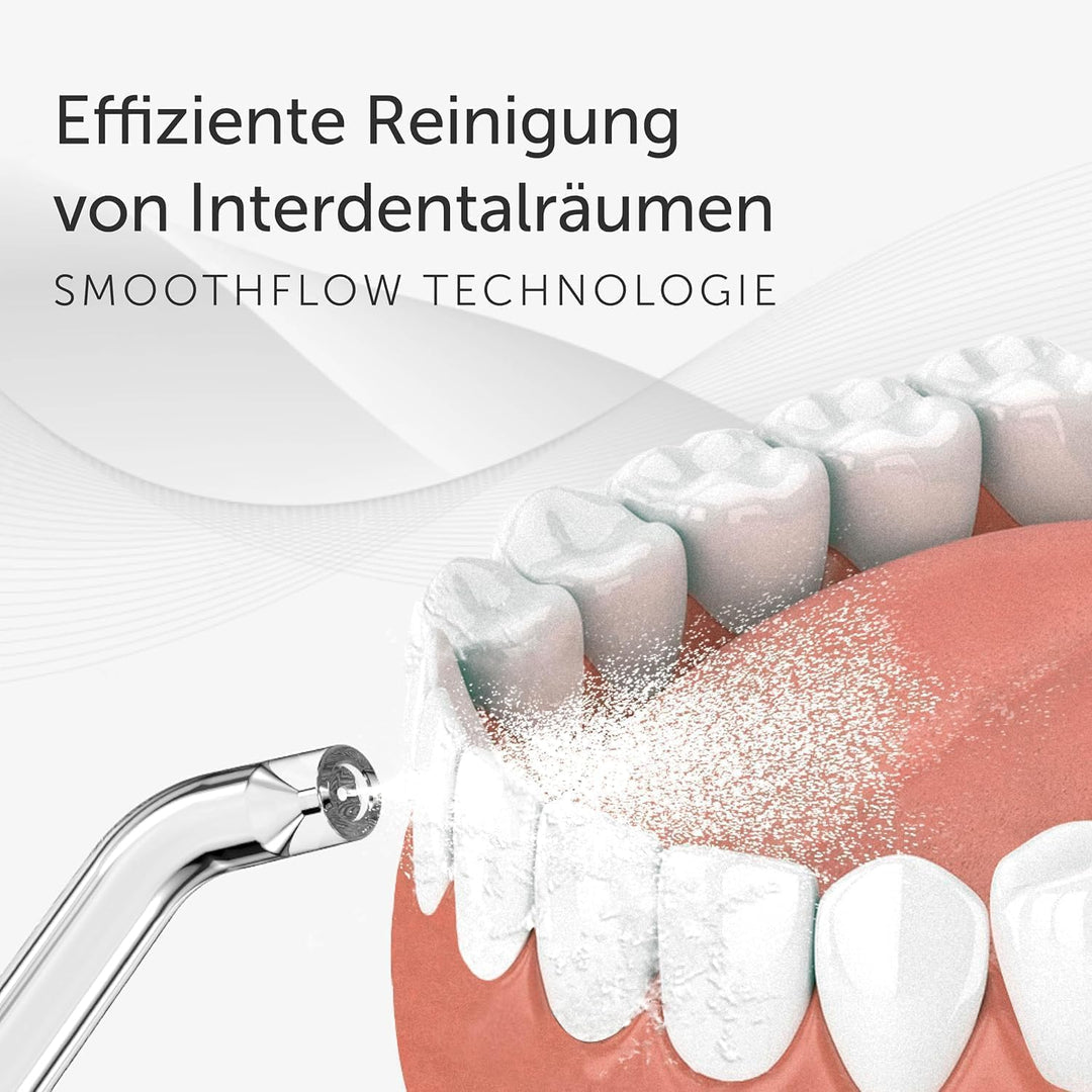 Wondersmile Munddusche PRO - Testsieger 2024 - SmoothFlow-Technologie für optimale Zahn- & Zahnfleis