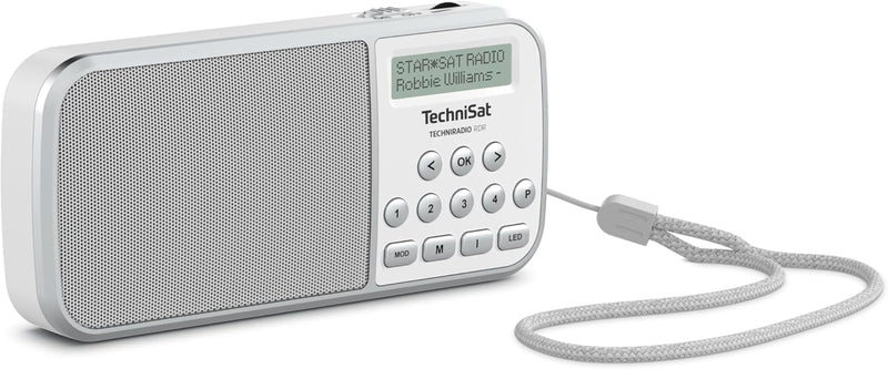 TechniSat TECHNIRADIO RDR – portables DAB+/UKW Radio (LCD-Display, Favoritenspeicher, Direktwahltast