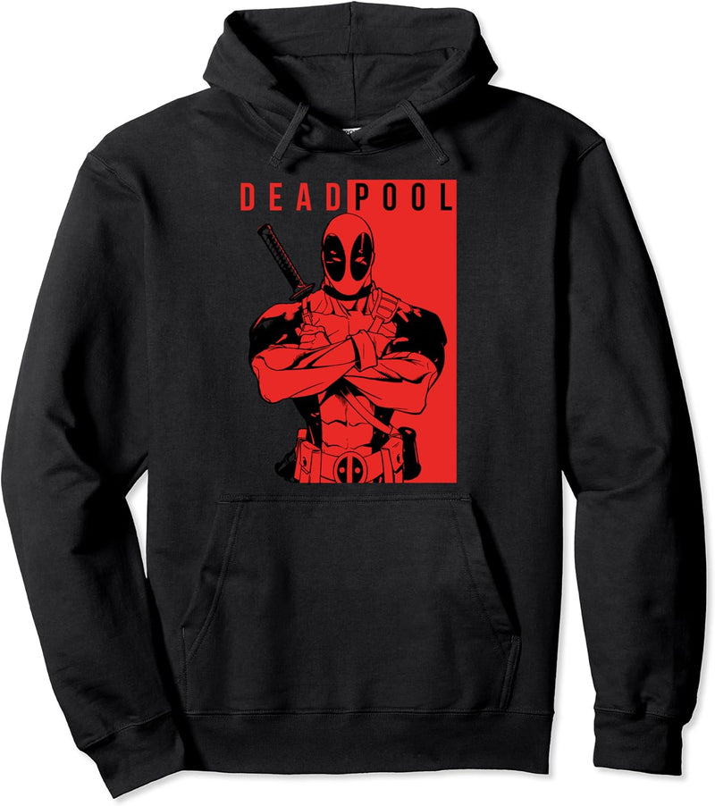 Marvel Deadpool Portrait Poster Pullover Hoodie