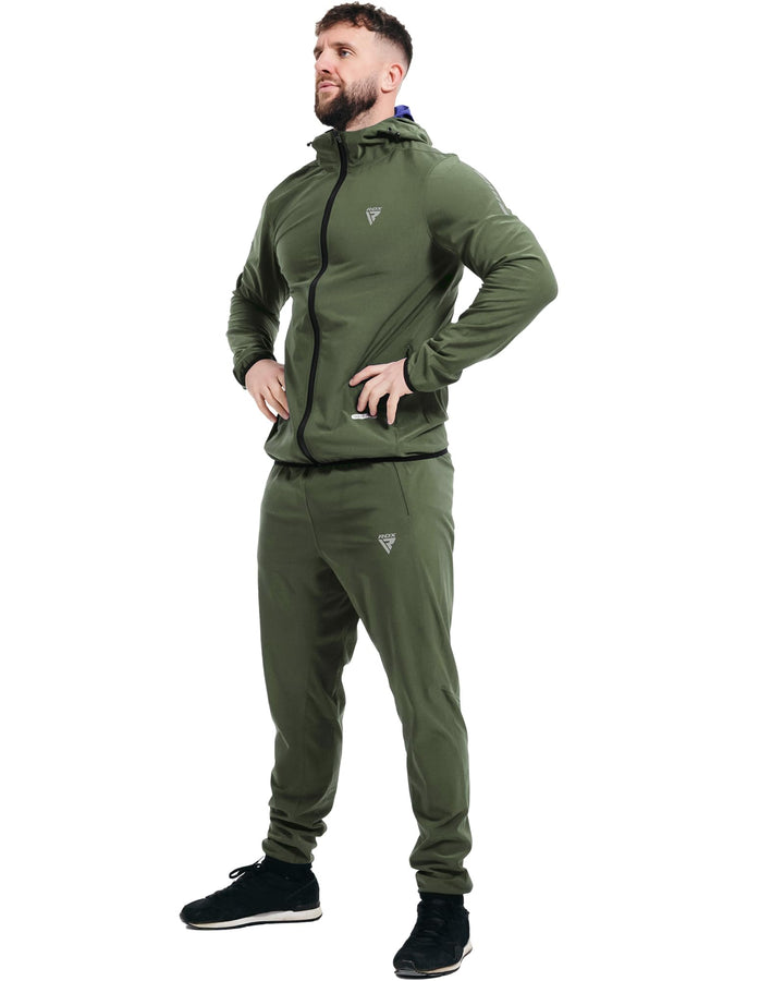 RDX Schwitzanzug Zum Abnehmen, Saunaanzug REACH Konform, Kapuzen Anzug Sauna Suit Sweatanzug Sportan