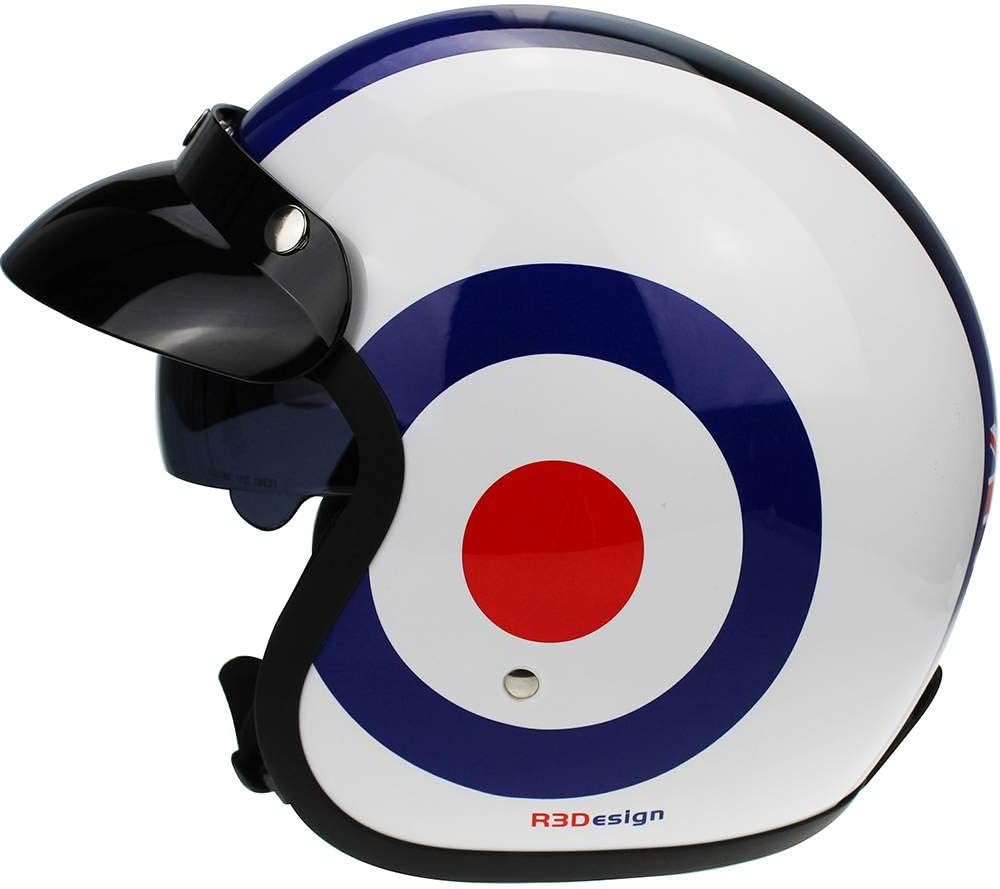 Viper VPR Motorbike Helmet RSV06 Plus Open Face Jet Motorcycle Hwlmet Scooter Biker Rider Crash Spor