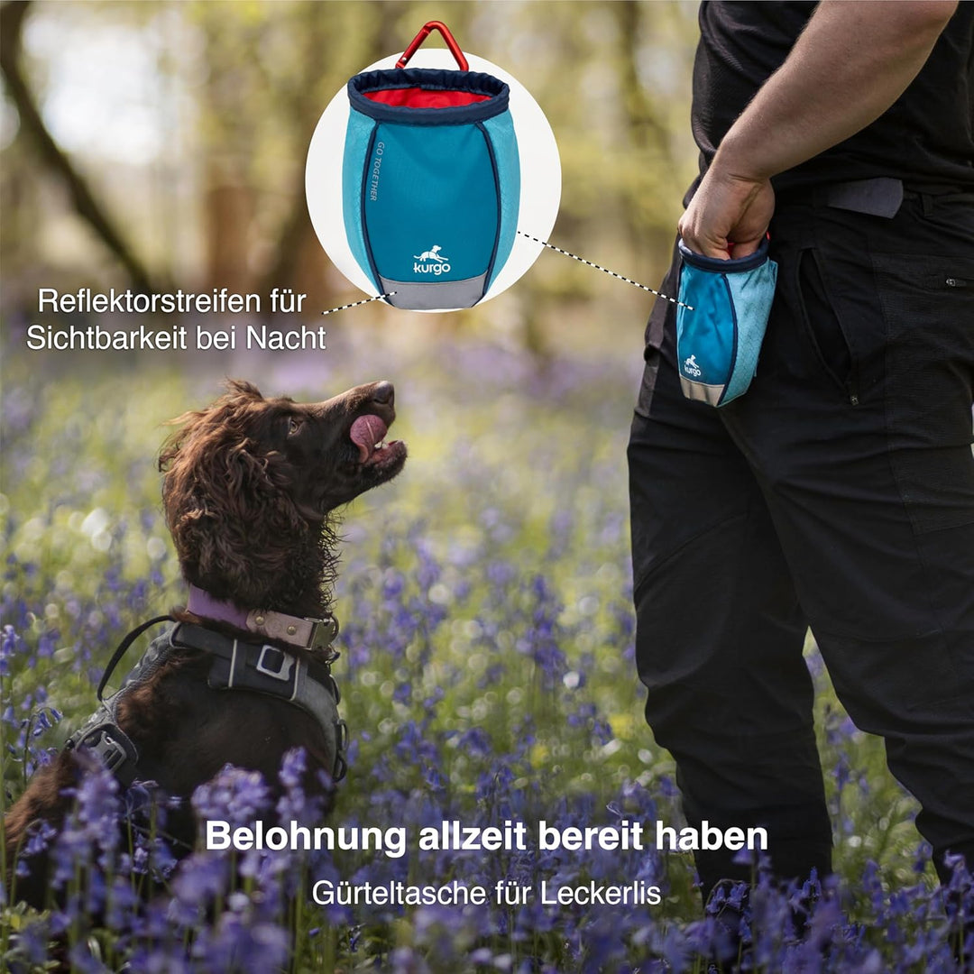 Kurgo Go Stuff-It Futterbeutel, Hält Hunde-Leckerlis frisch, Ideal für Hundetrainings, 11 cm breite