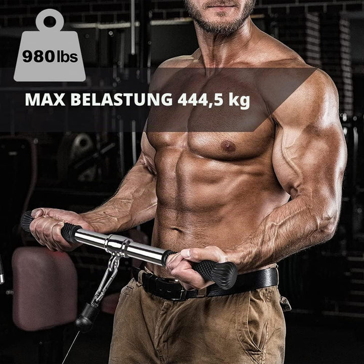 SELEWARE Handles for Cable pulls, Cable pulls kabelzug LAT pulldown bar, kabelzug Fitness Biceps Tri