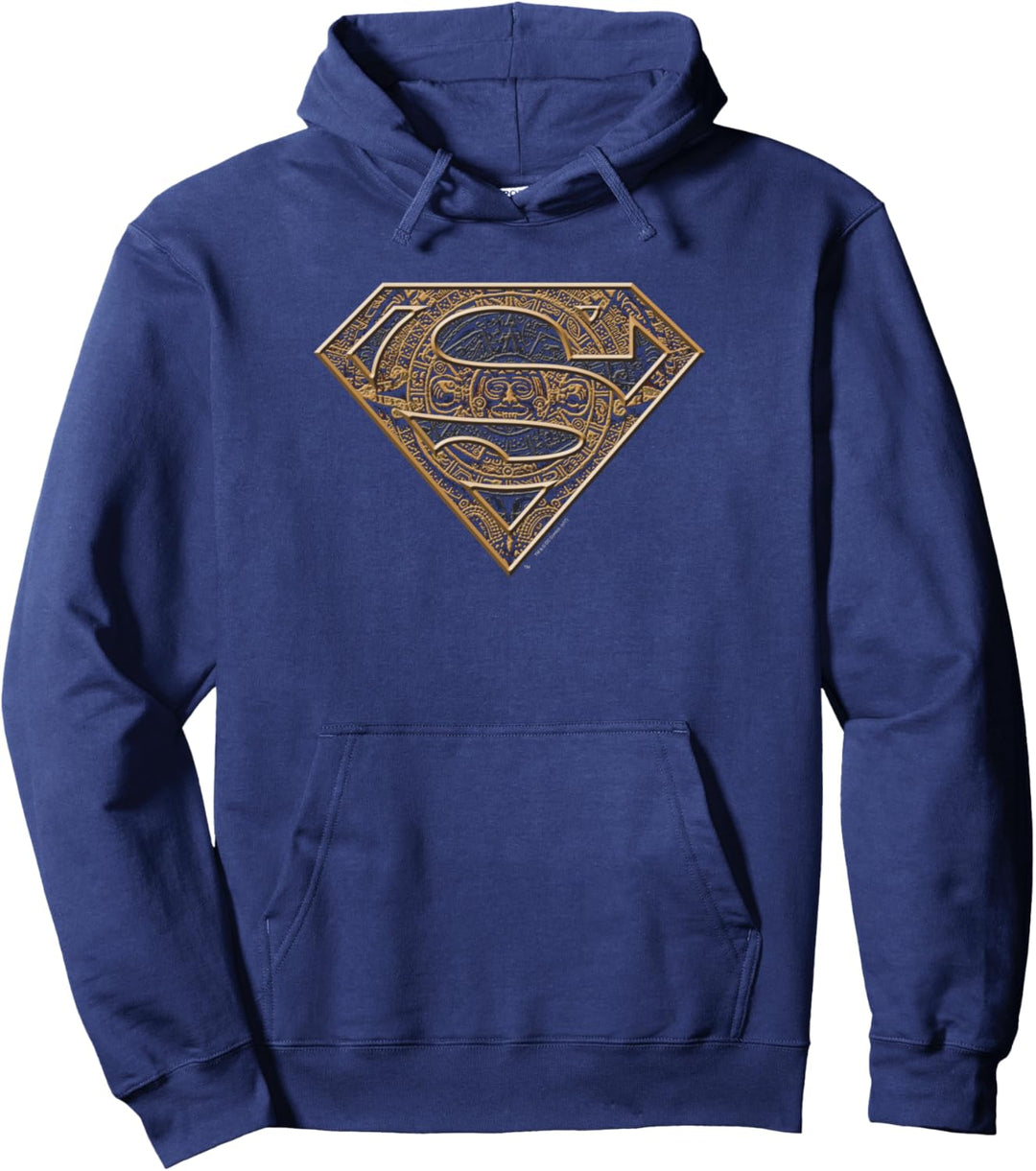 Superman Aztec Shield Pullover Hoodie