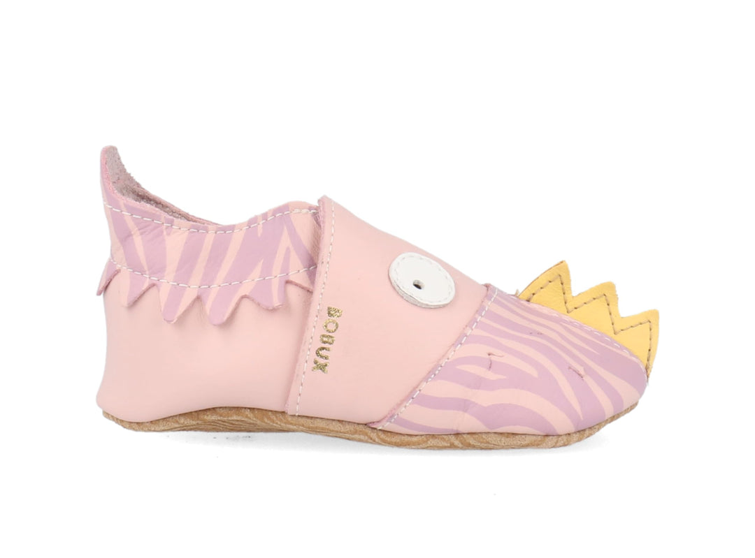 Bobux Jungen Mary Jane Schwarze TupfenSlipper Small Gruff Blossom Zebra, Small Gruff Blossom Zebra