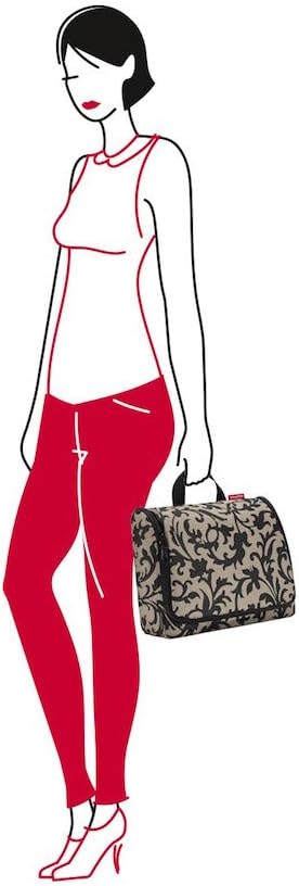 reisenthel toiletbag XL dots - praktischer Kulturbeutel mit Haken, wasserabweisendes Material, Dots