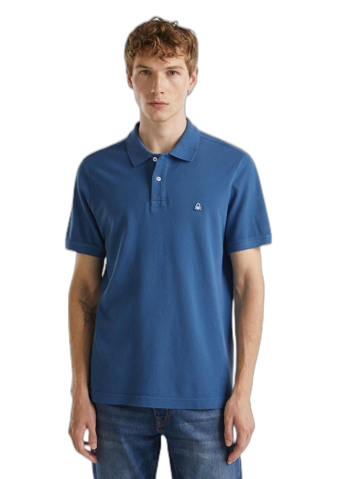 United Colors of Benetton Herren Polohemd XS Blau, XS Blau