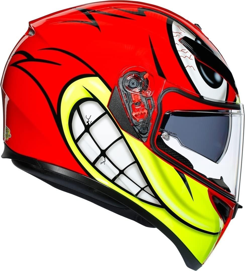 AGV Herren K3 Sv E2205 Multi Mplk Motorrad Helm XXL Rot Gelb, XXL Rot Gelb