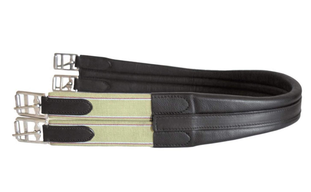 SIE EQUESTRIAN Leder-Gurt, Schwarz/Braun, 116,8 cm / 122 cm / 127 cm / 132 cm / 137 cm / 142 cm Schw