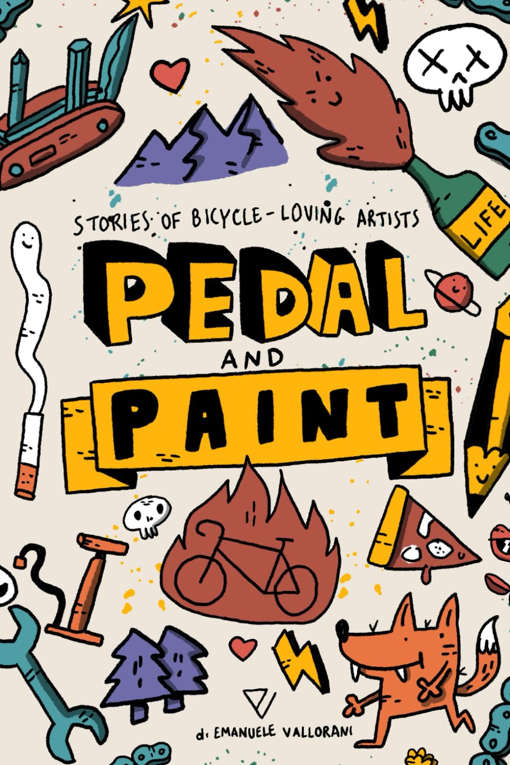 Pedal and Paint: Stories of Bicycle-Loving Artists, Taschenbuch